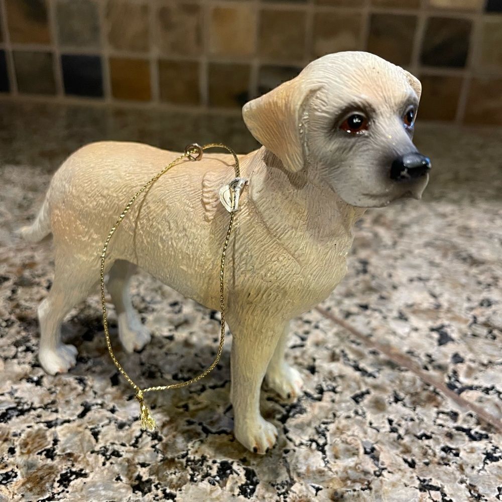 Yellow Lab Ceramic Ornament